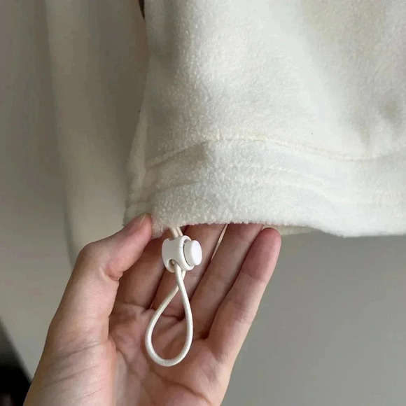 BearPaw Outdoors Polar Fleece Zip Up Jacket, Taupe/Cream, Size Medium - Picture 7 of 16